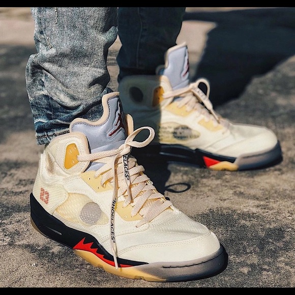 off white jordan 5 size 11